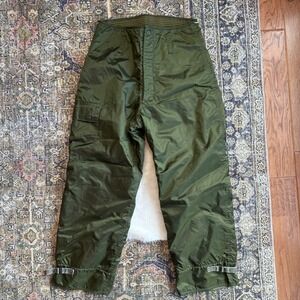 Alpha Industries Extreme Cold Weather Trousers Olive Green Medium 31-34 '82 USGI